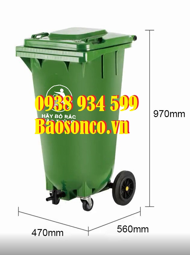 Thùng đựng rác hữu cơ 120L